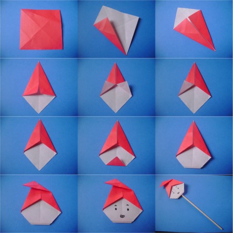 Origami do Saci-Pererê
